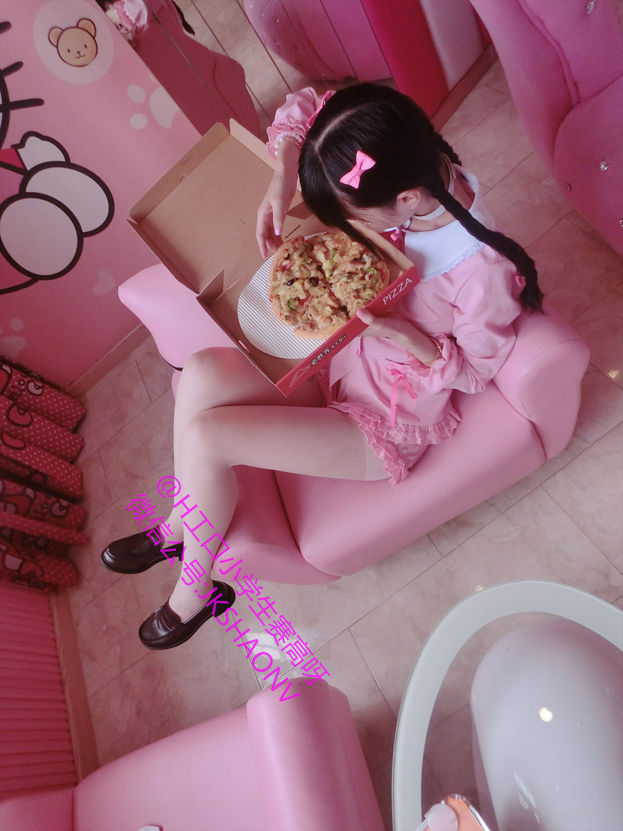 赛高酱 和泉纱雾粉色睡衣3
