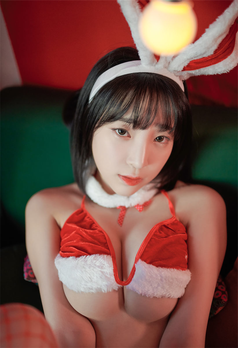 姜仁卿圣诞兔和麋鹿2