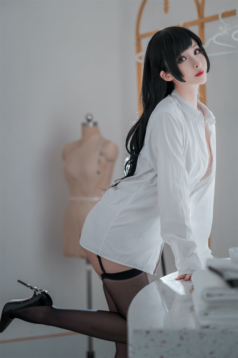Rioko凉凉子白衬衫1