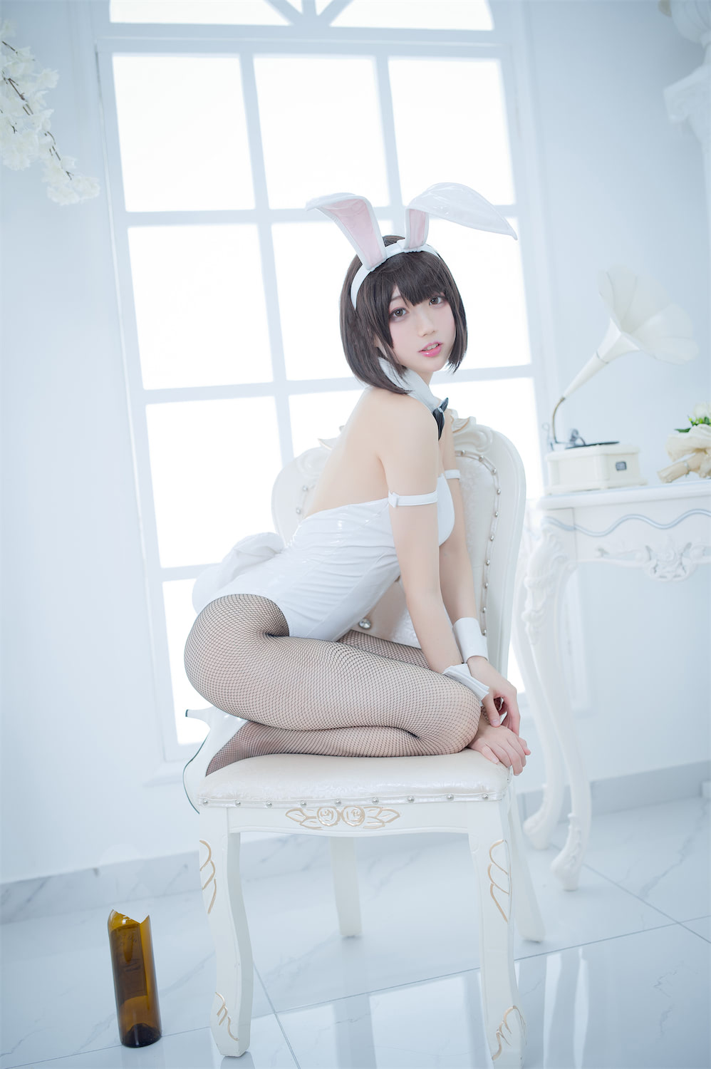 周叽是可爱兔兔加藤惠兔女郎3