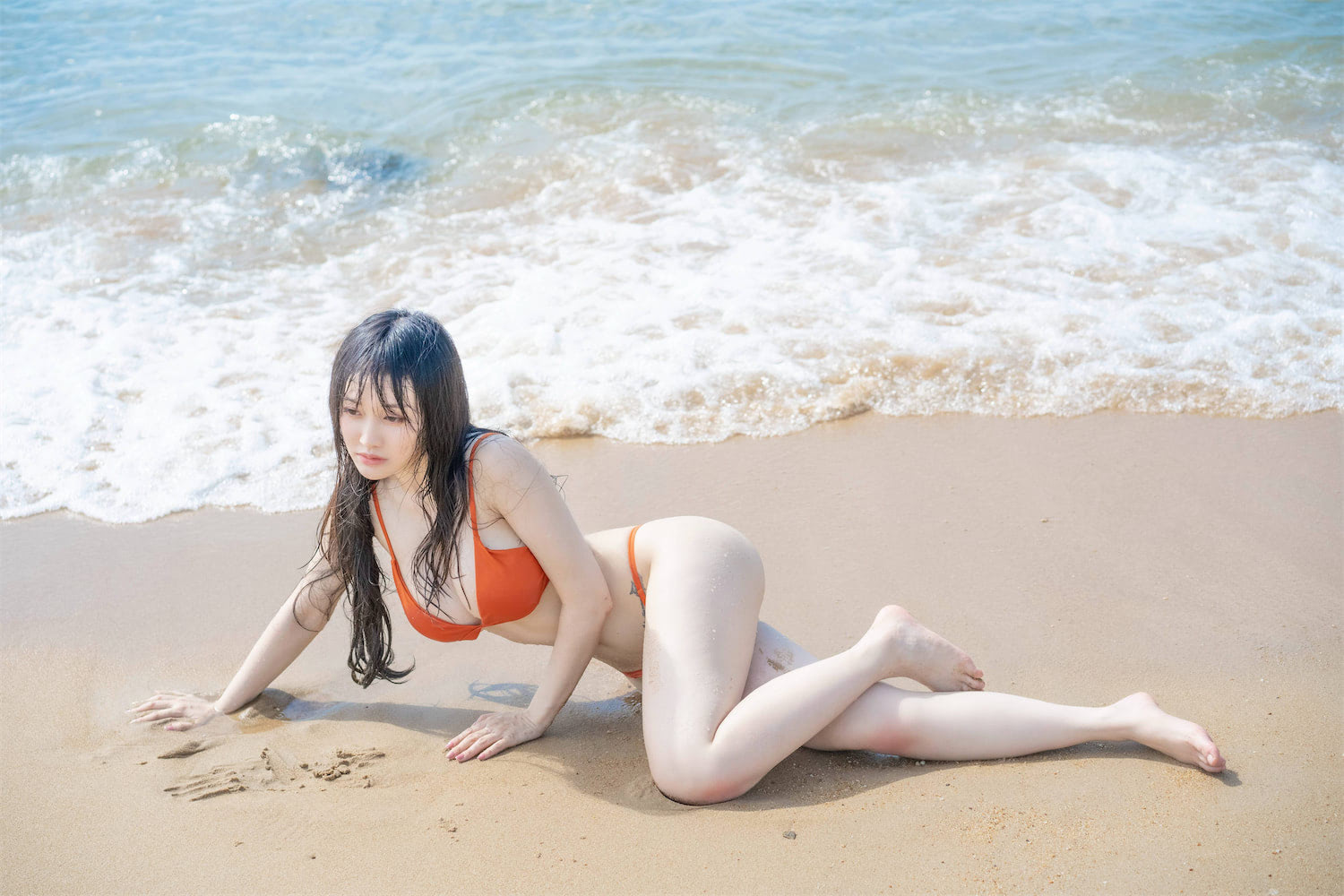 脱尾巴Mizuki沙滩泳装4