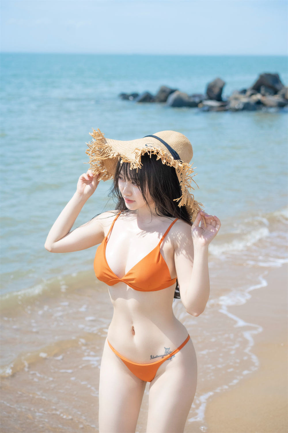 脱尾巴Mizuki沙滩泳装1