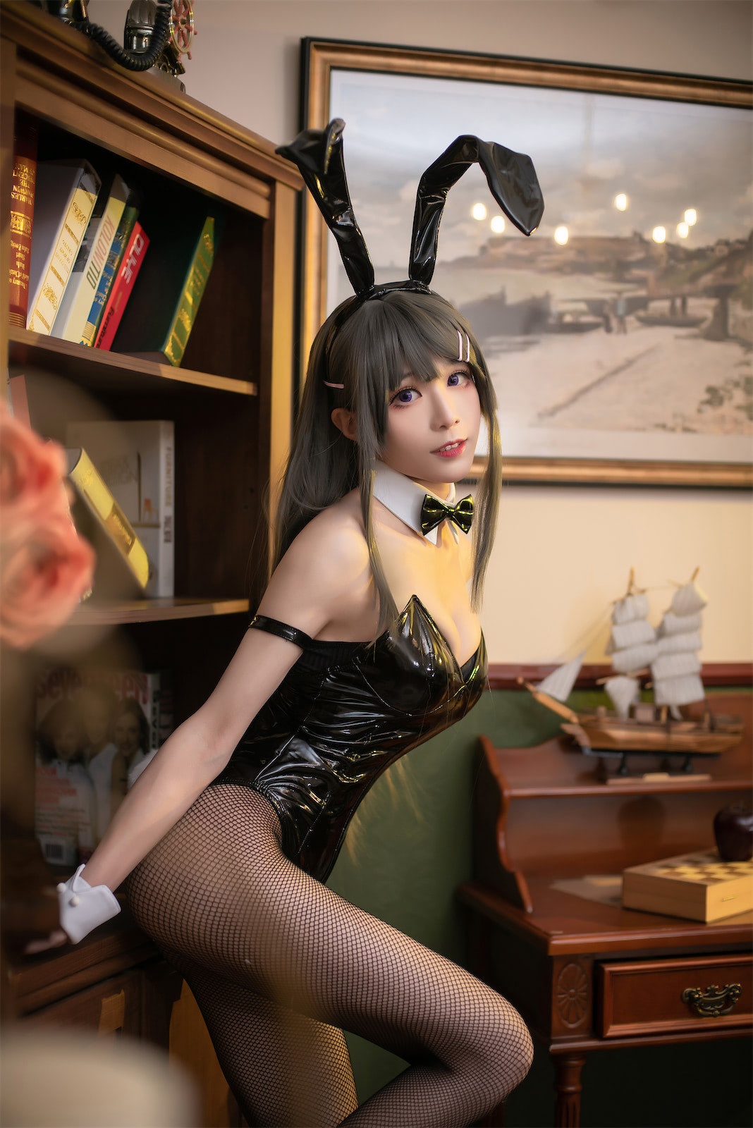 Tomoyo酱樱岛麻衣兔女郎3